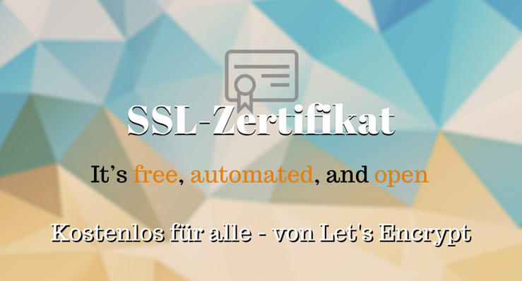 Kostenloses SSL-Zertifikat von Let's Encrypt
