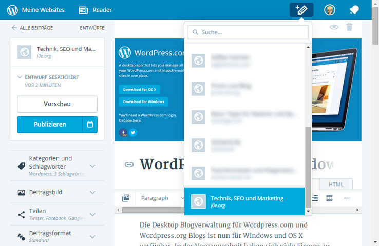 wordpress.com Desktop App