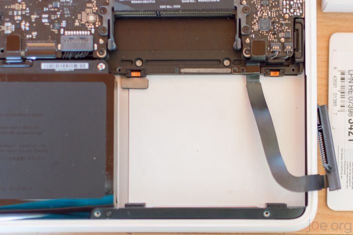 Macbook Upgrade HDD Platz
