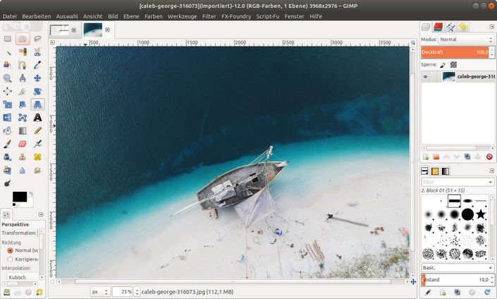 GIMP - Linux Bildbearbeitung