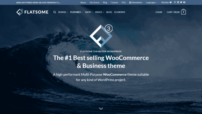Flatsome WordPress-Theme für WooCommerce