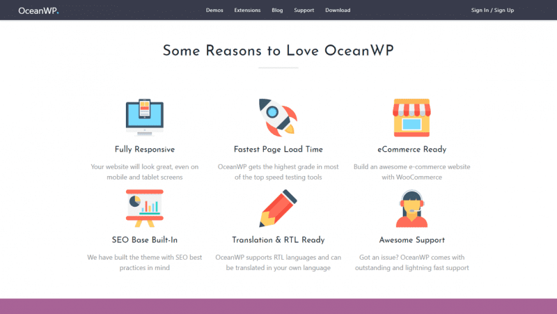 OceanWP WordPress-Theme