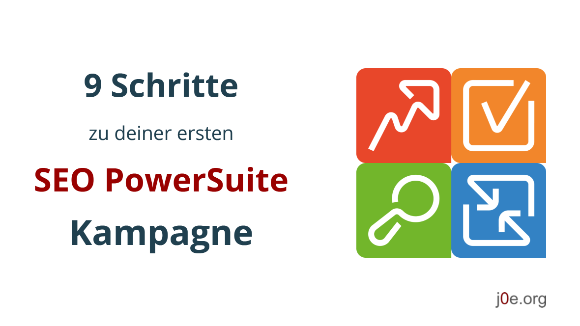 SEO PowerSuite - 9 Schritte