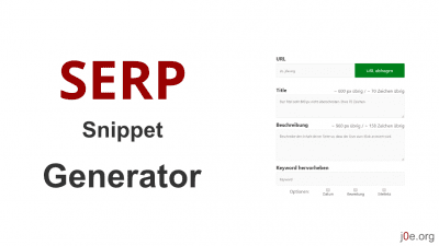 SERP Snippet Generator für Google