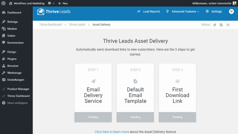 Asset Delivery - Automatically deliver files by e-mail.