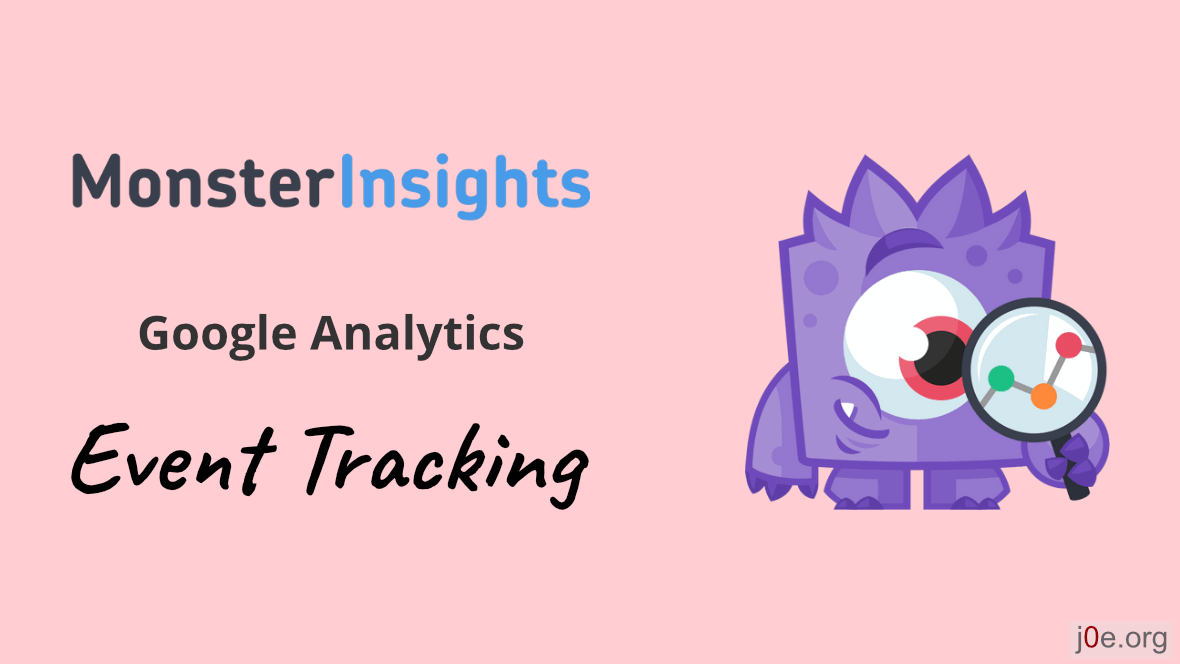 monsterinsights event tracking