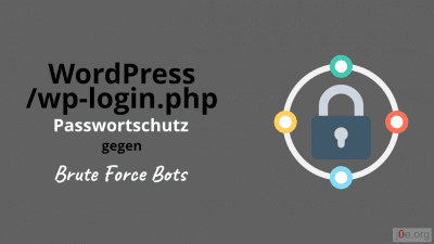 WordPress Login und wp-login.php vor Brute-Force Angriffen sichern