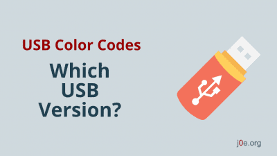 USB color codes - Which USB version by color?