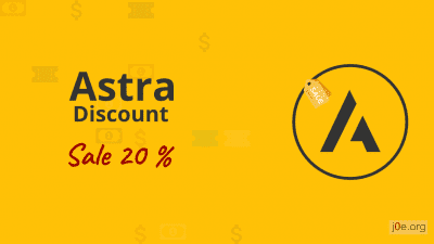 Astra Theme Discount - 20% Deal