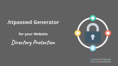 .htpasswd Generator - Directory Protection for your Website