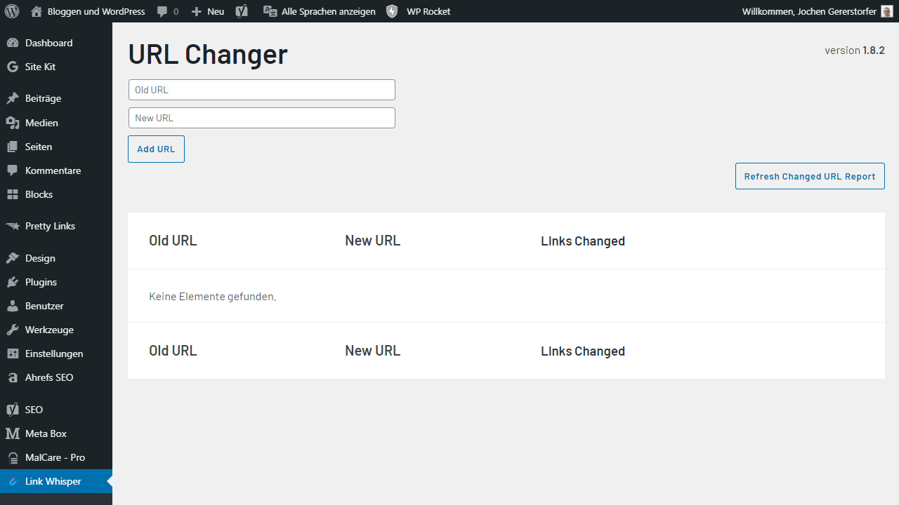 Change URLs or links on the entire website with one click.