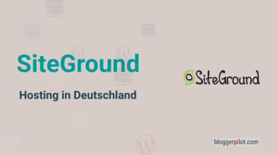 SiteGround Web Hosting jetzt auch in Deutschland verfügbar