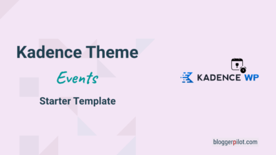 WordPress Starter Theme für Veranstaltungen und Events