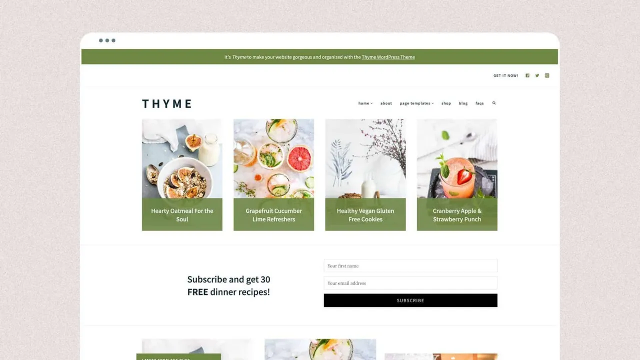 Thyme WordPress-Theme