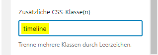 CSS-Klasse hinzufügen