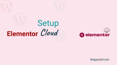 Elementor Cloud Website Installation and Setup
