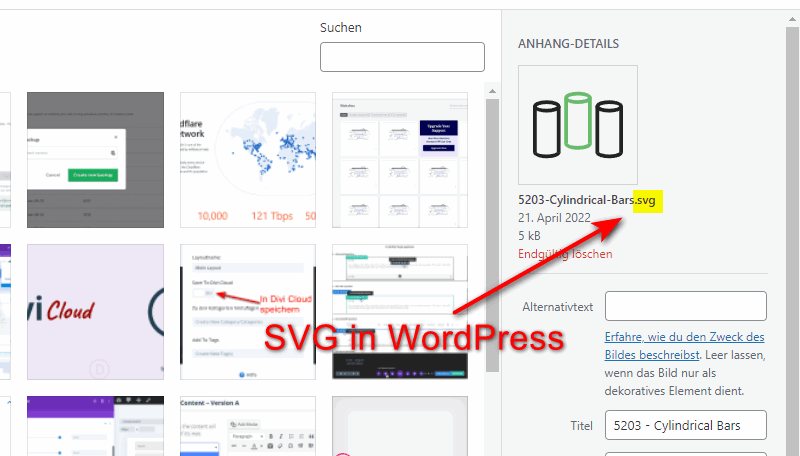 SVG-Upload in WordPress