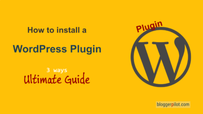 How to install a WordPress plugin