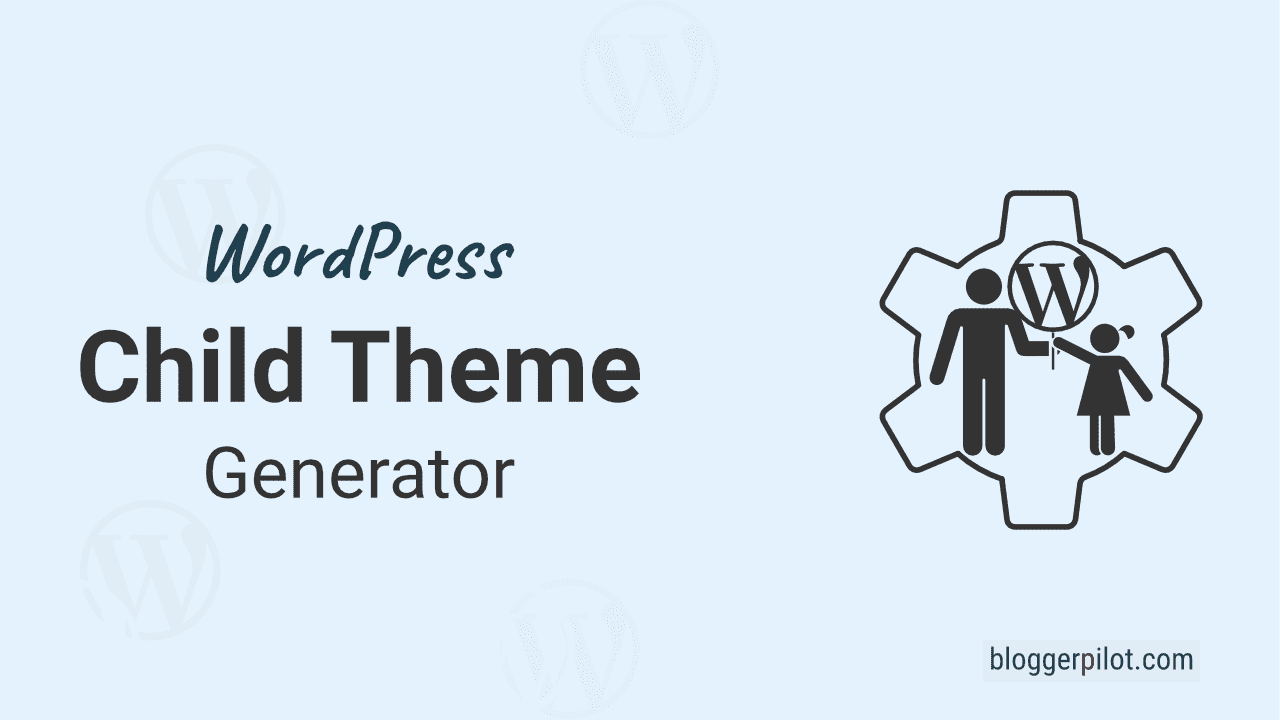 WordPress Child Theme Generator