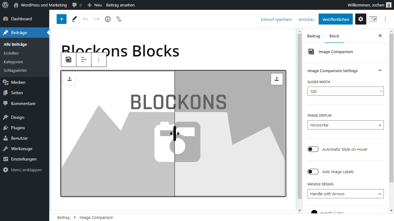 Blockons WordPress Editor