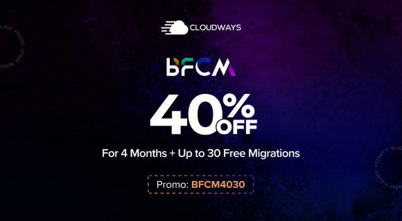 Cloudways BFCM Deals