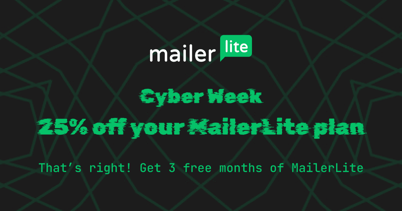 MailerLite Cyber Week