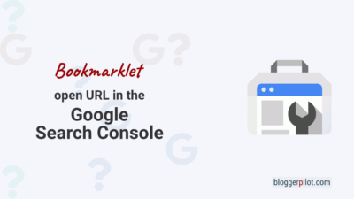 Bookmarklet 🔍GSC+: Open URL in Google Search Console