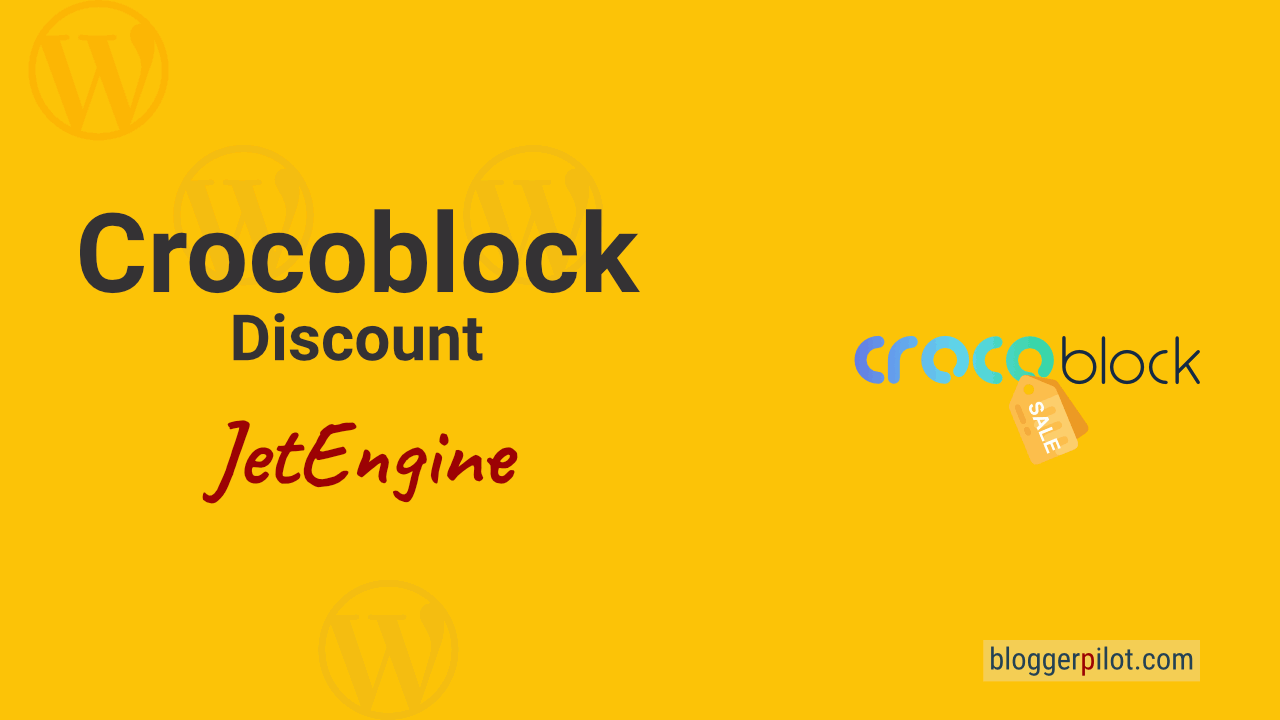 Crocoblock Discount und JetEngine Coupon