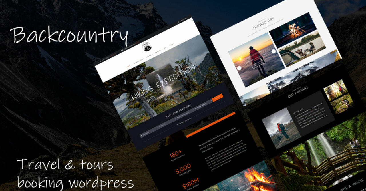 Travel and Tours WordPress-Theme with booking plugin