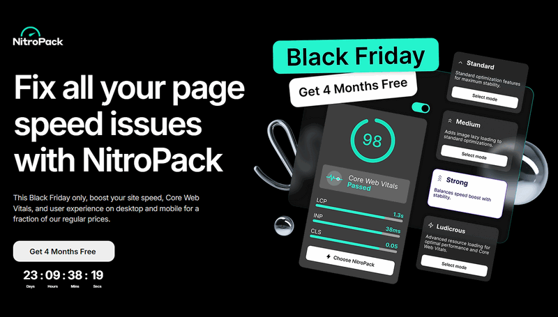 NitroPack Black Friday Deal