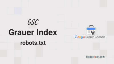 Google Search Console - Grauen Index fixen - WordPress robots.txt