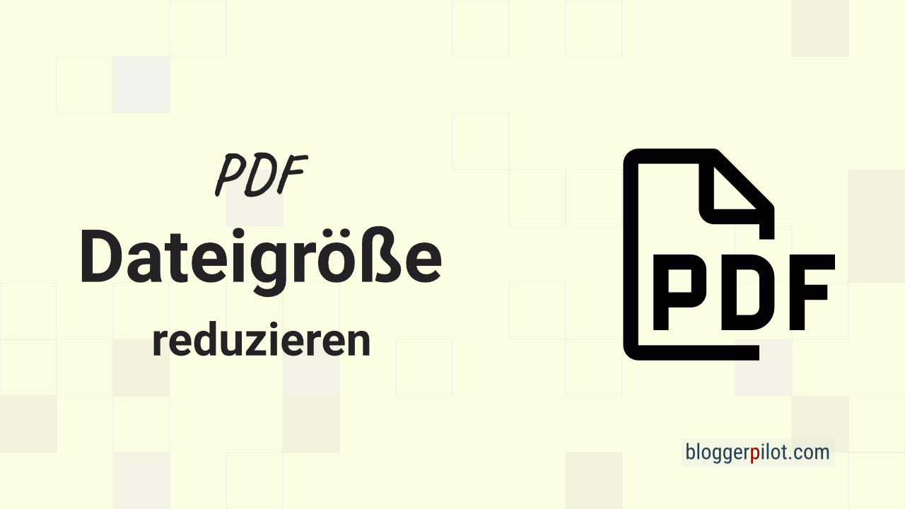 Dateigröße reduzieren für reibungslose PDF-Veröffentlichung