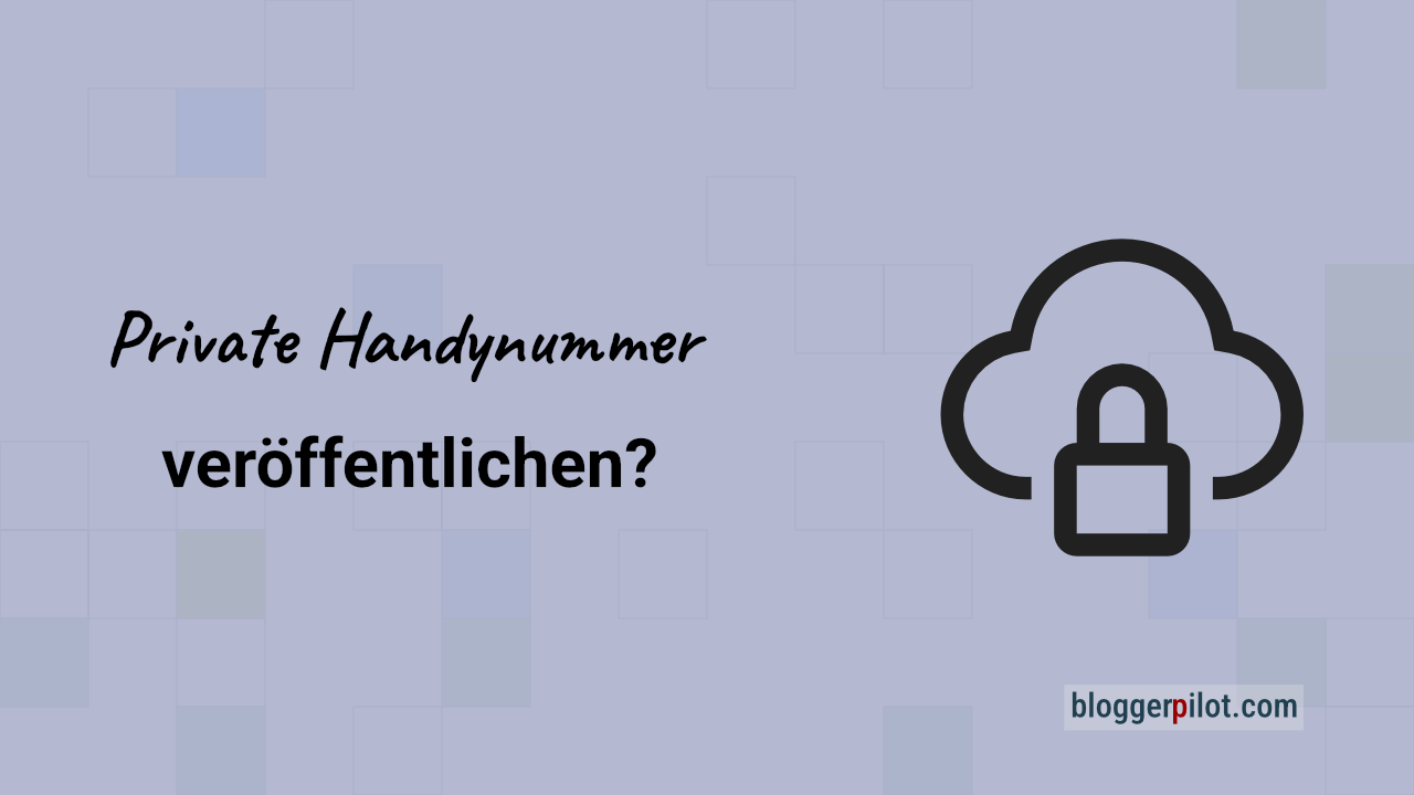 Privates Handy veröffentlichen?
